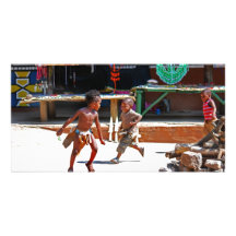 Children Playing Personalized Photo Card