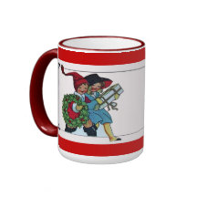 CHILDREN WITH CHRISTMAS GIFTS COFFEE MUG