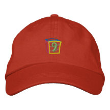 Childrens Block Puff 9 Embroidered Baseball Cap
