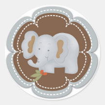 Children's Elephant Sticker