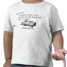 Children's "obey your parents" tee