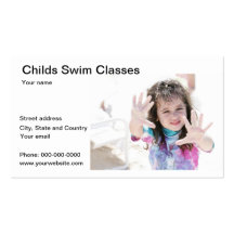Childs Sea Swim Classes Business Card