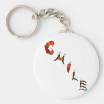 Chile Chilli Peppers Keychains