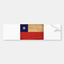Chile Flag Bumper Sticker