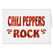 CHILI PEPPERS ROCK CARDS