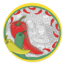 Chilli Pepper Group Circle Frame2