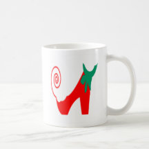chilli pepper shoe mug