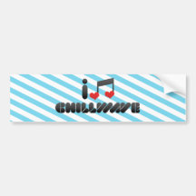 Chillwave Bumper Sticker