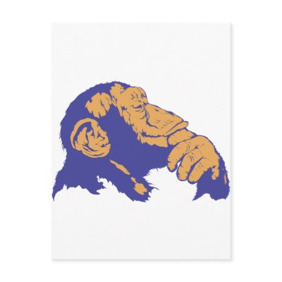 chimp thinking