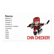 Chin Chequered Business Card Template