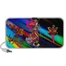 China Butterfly Woman Portable Speaker
