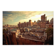 Chinatown Rooftop Graffiti Art Photo
