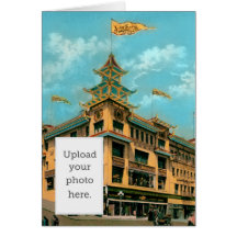 Chinese Bazaar Greeting Card