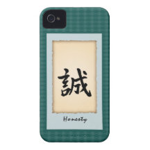 Chinese Character iPhone4 case - Honesty iPhone 4 Covers