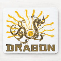 Chinese Dragon Chinese Zodiac Dragon T-Shirt Mousemats