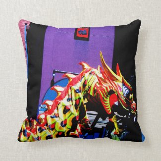 Chinese dragon pillow pillow