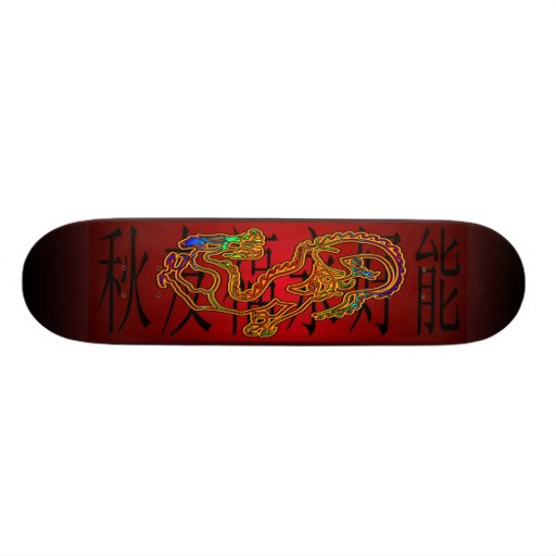 Chinese Dragon skateboard