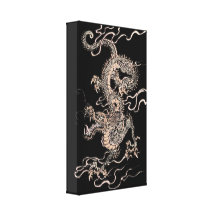 Chinese Dragon Stretched Canvas Print