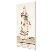 Chinese Emperor in Ceremonial Costume canvas prints