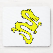Chinese Enter The Dragon Kung Fu Symbol Mouse Mat