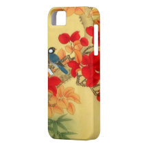 Chinese Gold and Red Floral iPhone 5 Cover