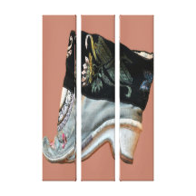 Chinese Ladies Foothbinding Shoes Canvas Print