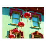 Chinese lanterns in Chinatown Postcards