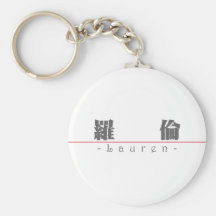 Chinese name for Lauren 20200_3.pdf Keychains