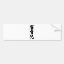 Chinese name for Michelle 20245_4.pdf Bumper Sticker