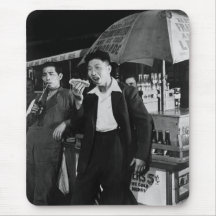 Chinese Seamen Eat Junk Food, 1942 Mousepad