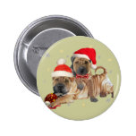 Chinese Shar-pei A Merry Christmas gifts Pin