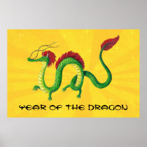 Chinese Year of The Dragon -custom txt- Posters