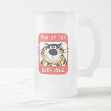 Chinese Year of The Tiger 1962 Gift Mugs