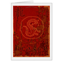 Chinese Zodiac Dragon Greeting Cards