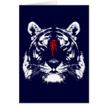 Chinese Zodiac Tiger in Kanji Cards