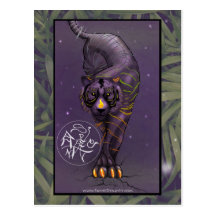 Chinese Zodiac Tiger Postcard