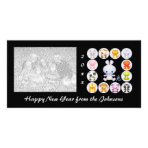 Chinese Zodiac Year of the Rabbit Photo Card