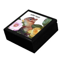 chipmunk , squirrel , gift box
