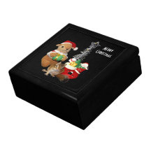 chipmunk , squirrel , gift box