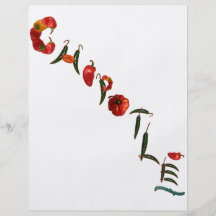 Chipotle Chilli Peppers Personalised Flyer