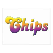 Chips Post Card