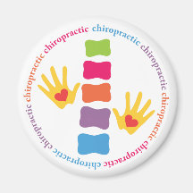 Chiropractic Hands and Spine Magnet