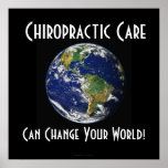 Chiropractic Poster: Can Change Your World BIG BIG