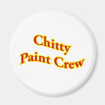 Chitty Paint Crew Fridge Magnets