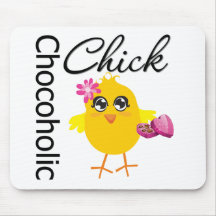 Chocoholic Chick Mouse Mats