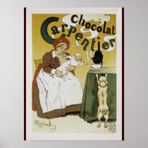 Chocolat Carpentier Print