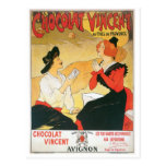 Chocolat Vincent Vintage Food Ad Art Post Cards