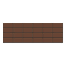 Chocolate Bar Pieces Business Card Template