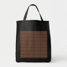 Chocolate Bar Pieces Canvas Bags