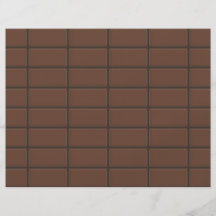 Chocolate Bar Pieces Flyer Design